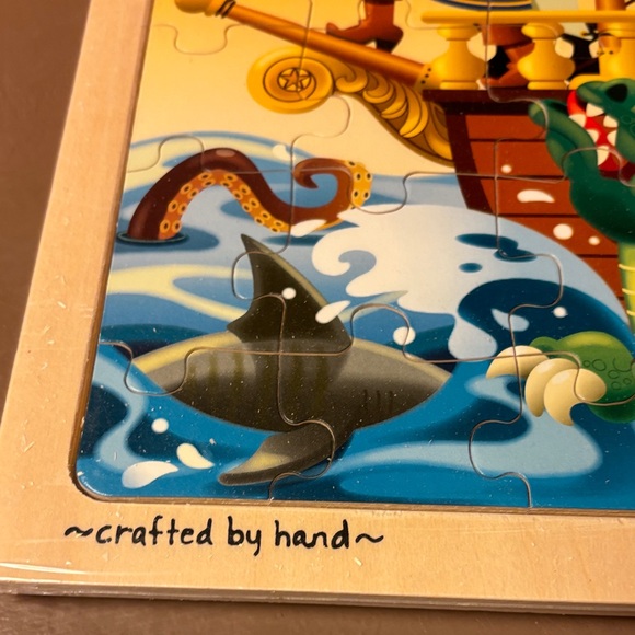 Melissa & Doug Colorful Pirate Ship Wooden Puzzle - Picture 3 of 6